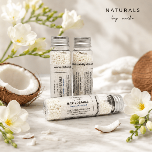 Freesia Coconut bath pearls