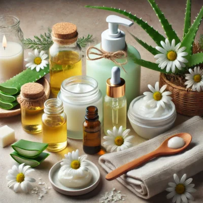 Chemical-free skincare for sensitive skin