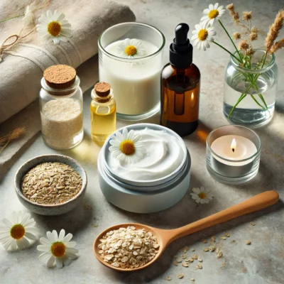 Non-toxic skincare for eczema-prone skin