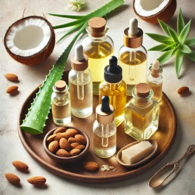 Organic body oils for deep hydration