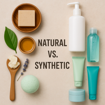 natural vs synthetic skincare