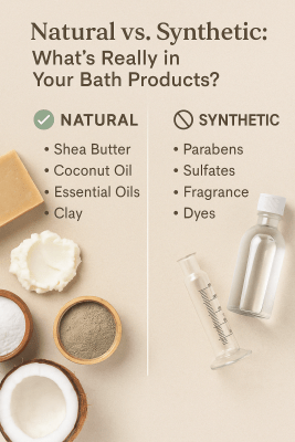 natural vs synthetic skincare
