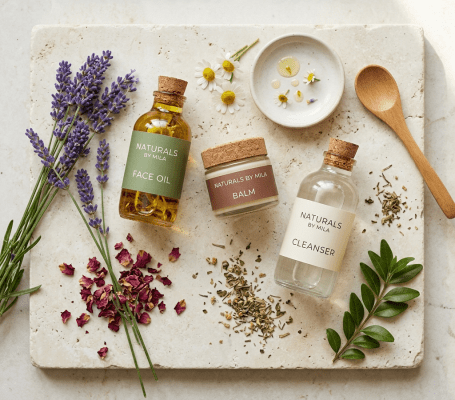 Plant-powered skinimalism routine